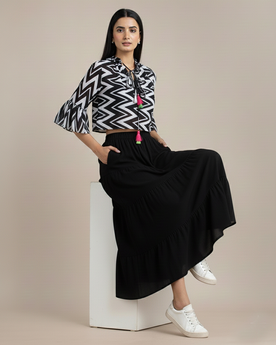 Monochrome Magic Top